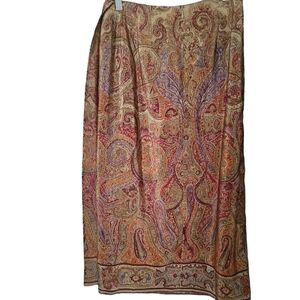 Coldwater Creek Silk Skirt Size P8